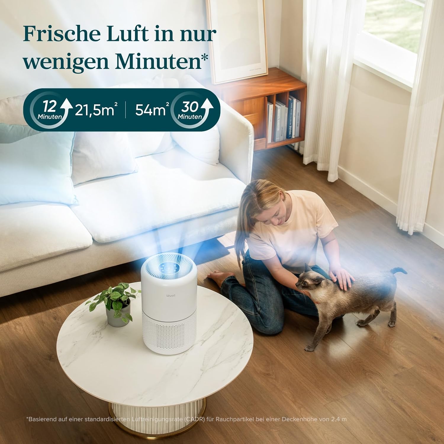 Detalle 2 de LEVOIT Core 300S Luftreiniger 240 m³/h 🌬