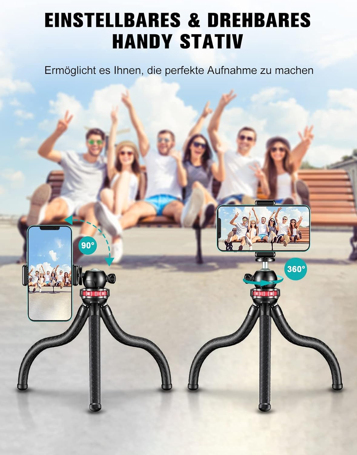 Thumbnail 1 de CIRYCASE Flexibler Handy Stativ 360°