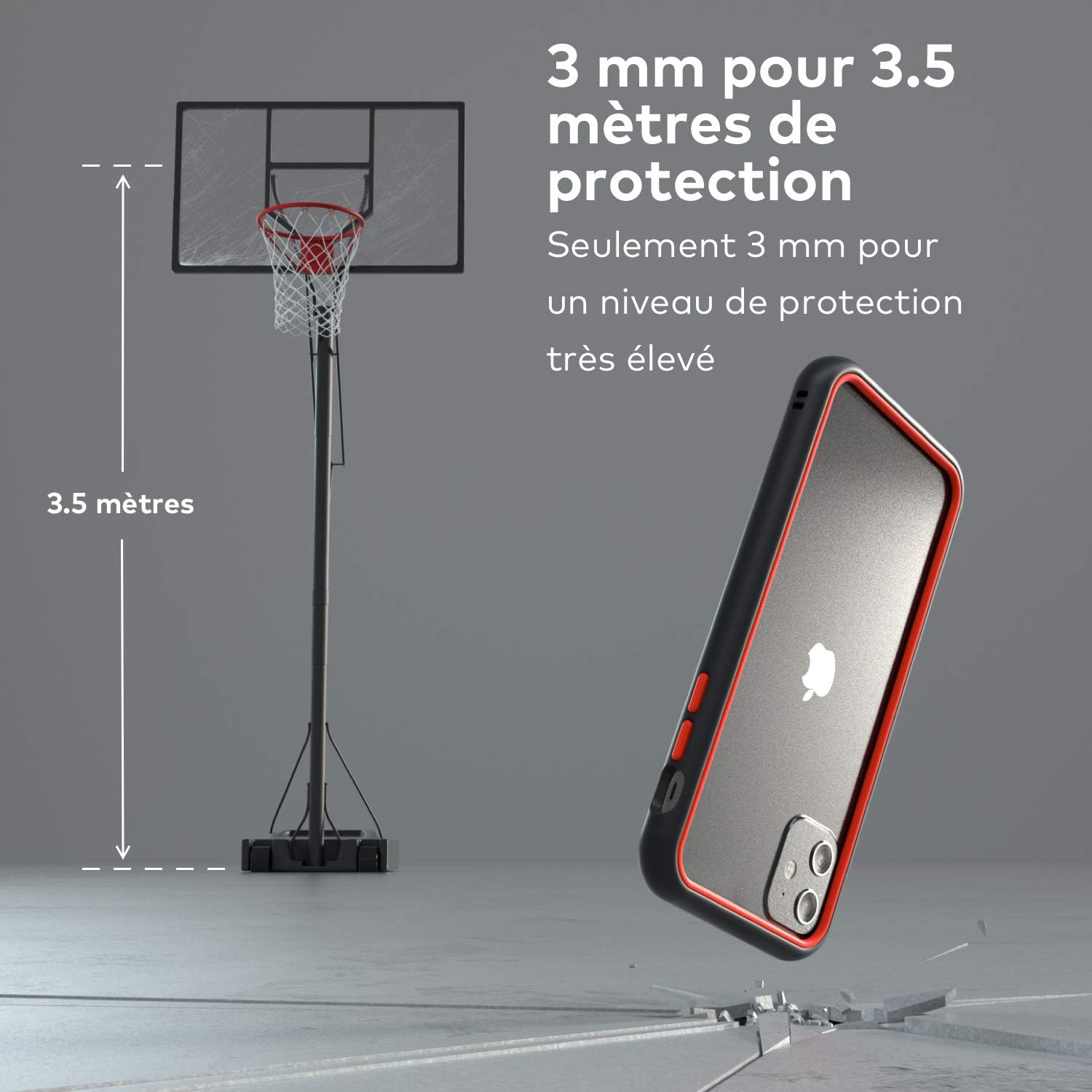 Thumbnail 2 de RhinoShield Mod NX pour iPhone 11 – coque Modulaire anti-chocs personnalisable, noir