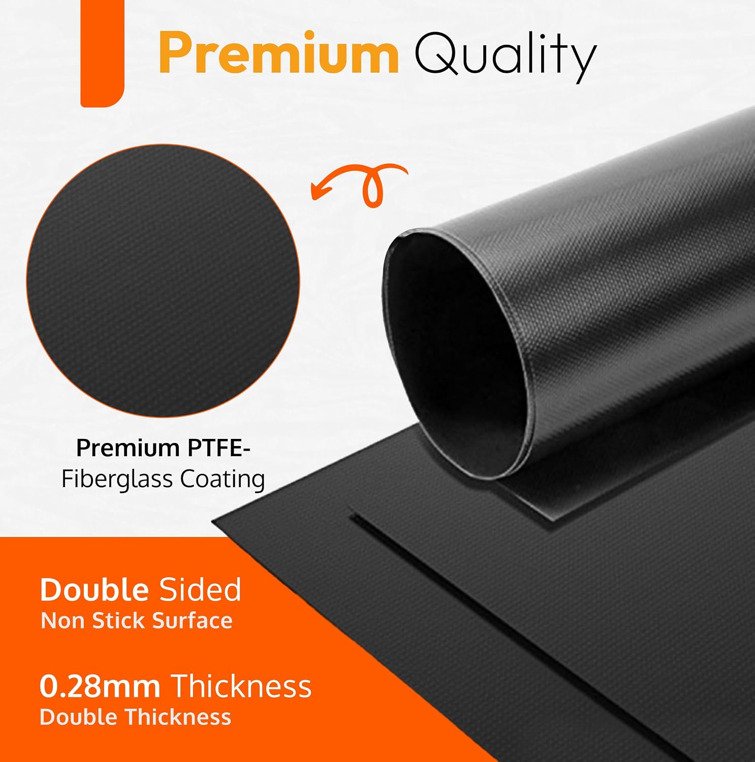 Thumbnail 4 de ThreadNanny Oven Liners for Bottom of Oven – Thick 17” x 25” (2 Pack), Non-Stick Reusable Mats