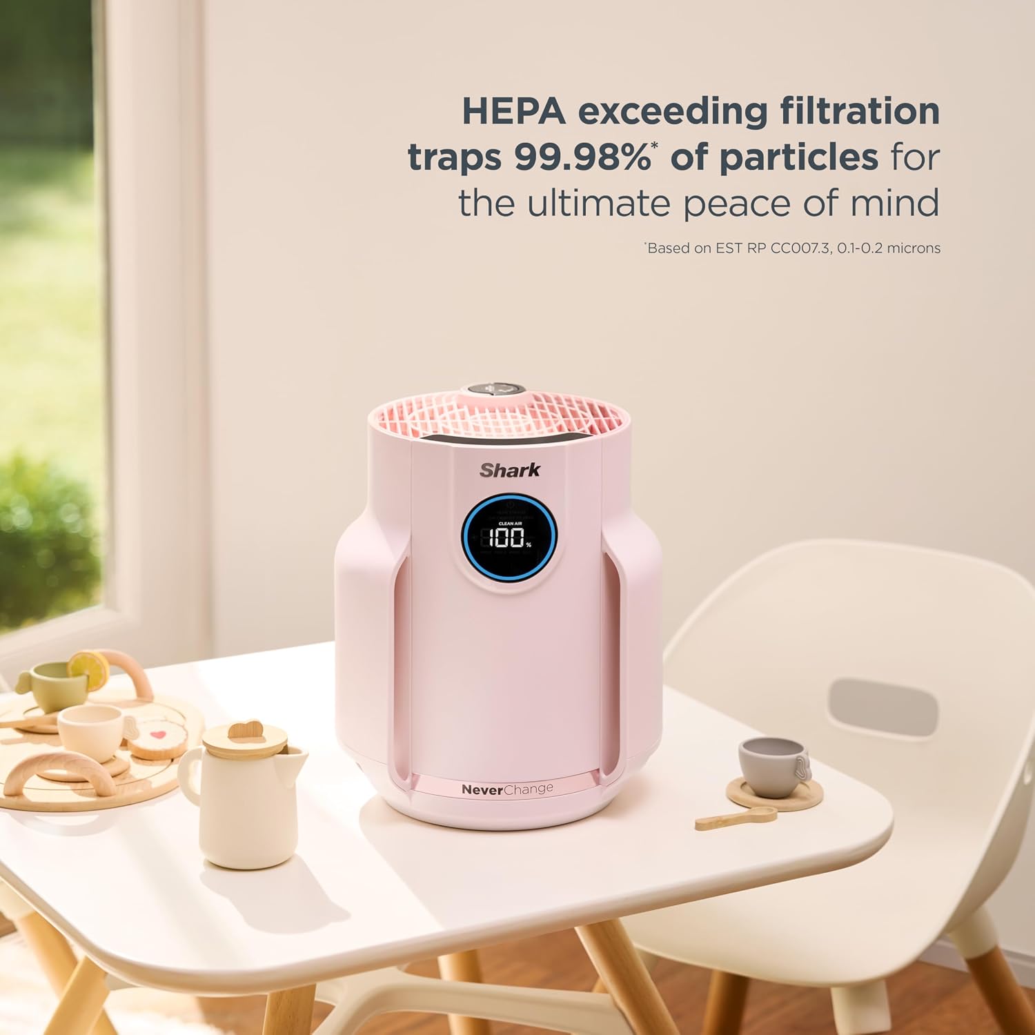 Detalle de Shark Air Purifier for Home: NeverChange Compact Pro (HP072PK) Review
