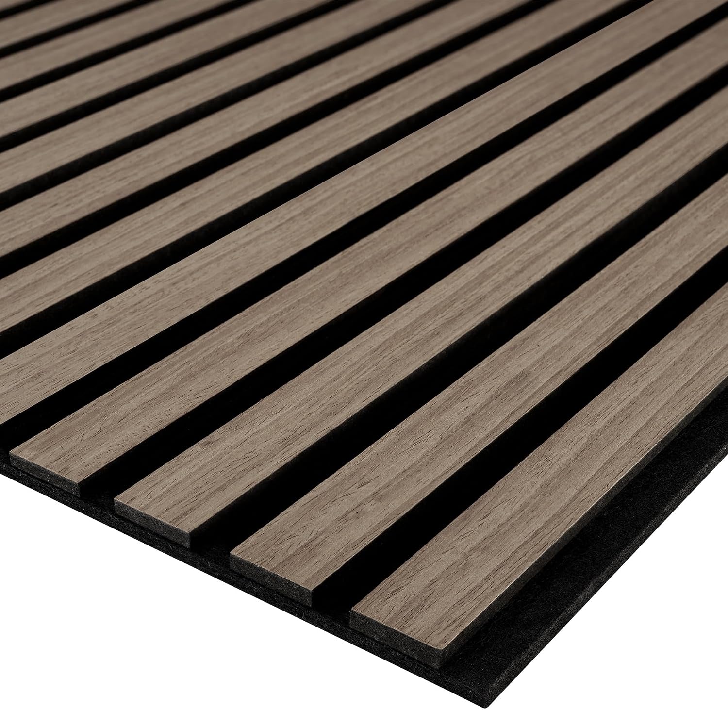 Detalle de tectake Sonic Wall III akustikpaneler, 4-pack i mörk ek med 3D-träfanér