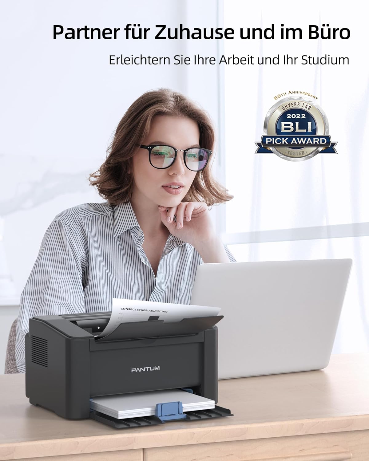 Detalle 2 de PANTUM P2502W Laserdrucker 22 Seiten/min