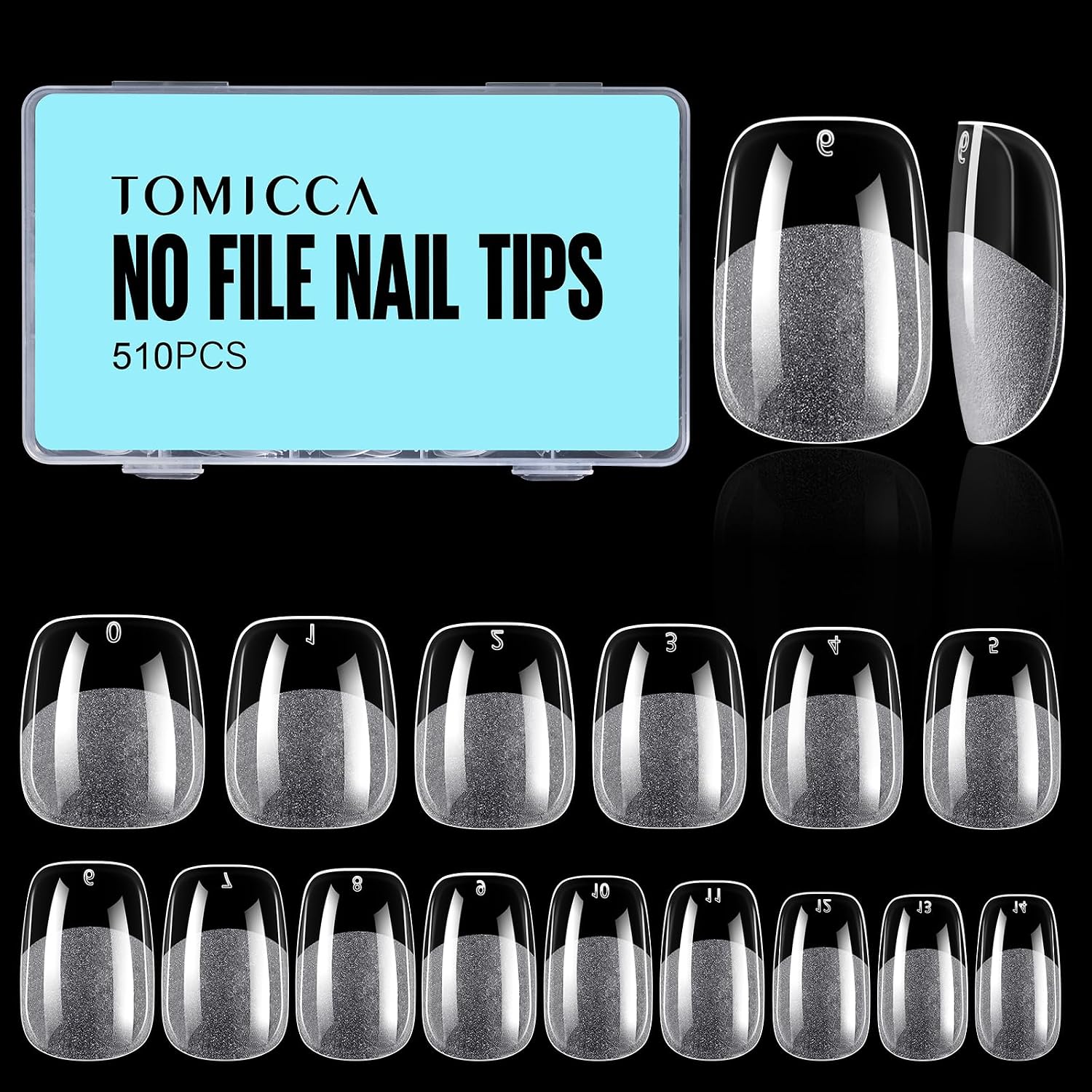 Detalle de TOMICCA Ultra-Cut Gel Nageltips 510 Stück