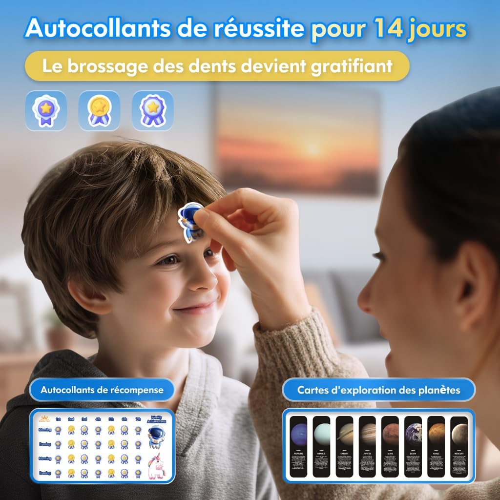 Thumbnail 5 de Brosse à dents électrique enfant 4 têtes 🪥