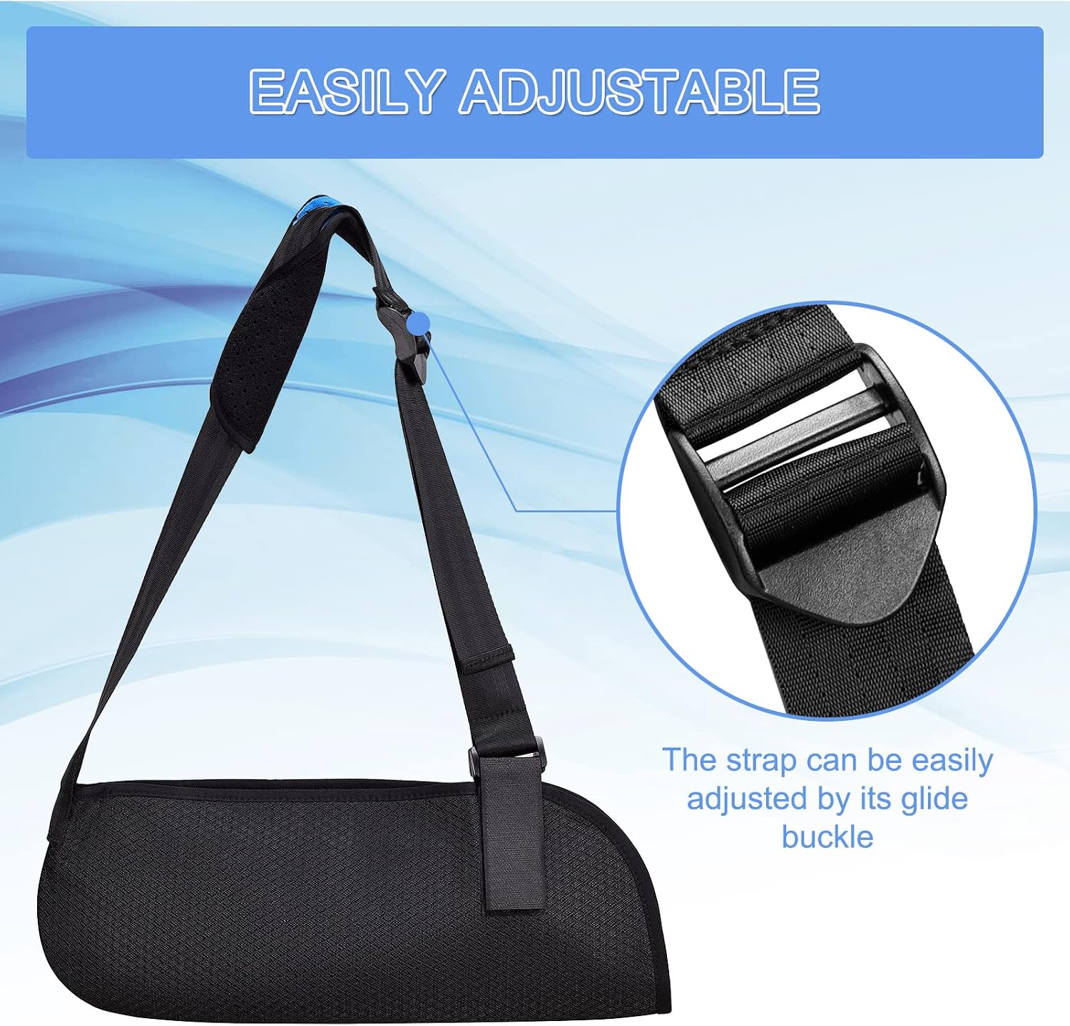 Thumbnail 3 de Fasola Universal Arm Sling & Shoulder Immobiliser with Foam Neck Pad – Adjustable, Ambidextrous Support