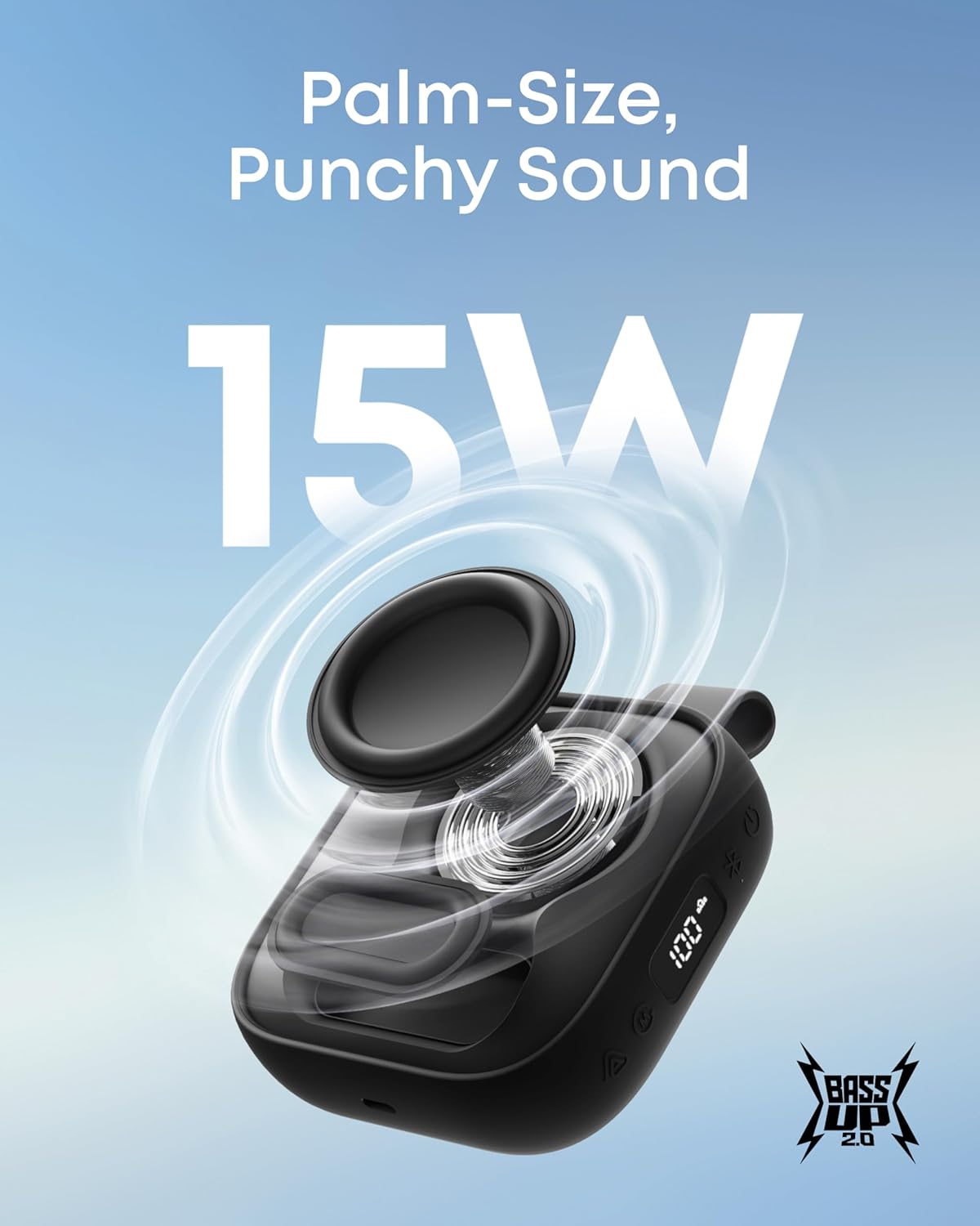 Thumbnail 1 de Soundcore Boom Go 3i Portable Bluetooth Speaker by Anker: 15W Power, 24H Battery, IP68 Ruggedness