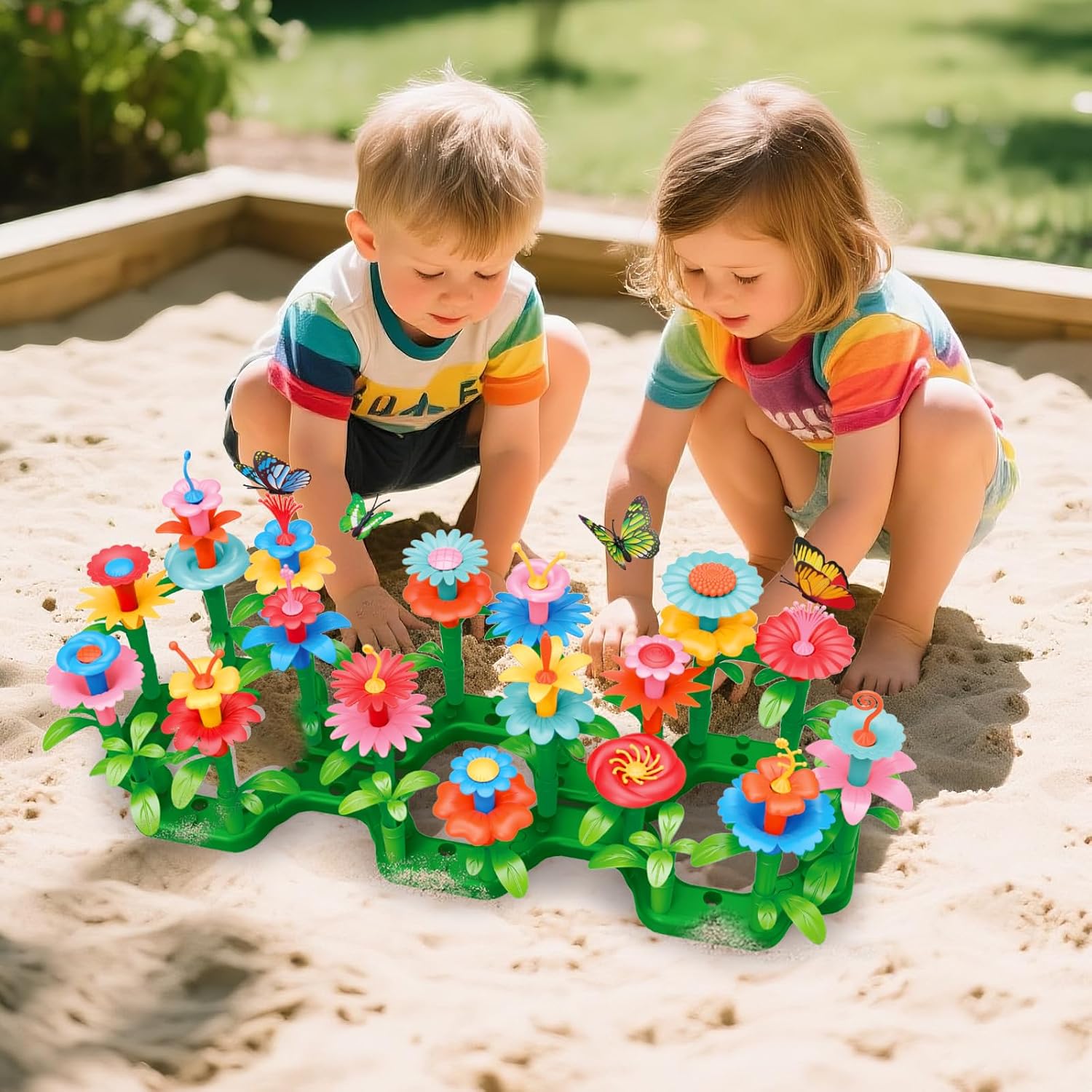Detalle 2 de SpringFlower 148pc Flower Garden Building Kit