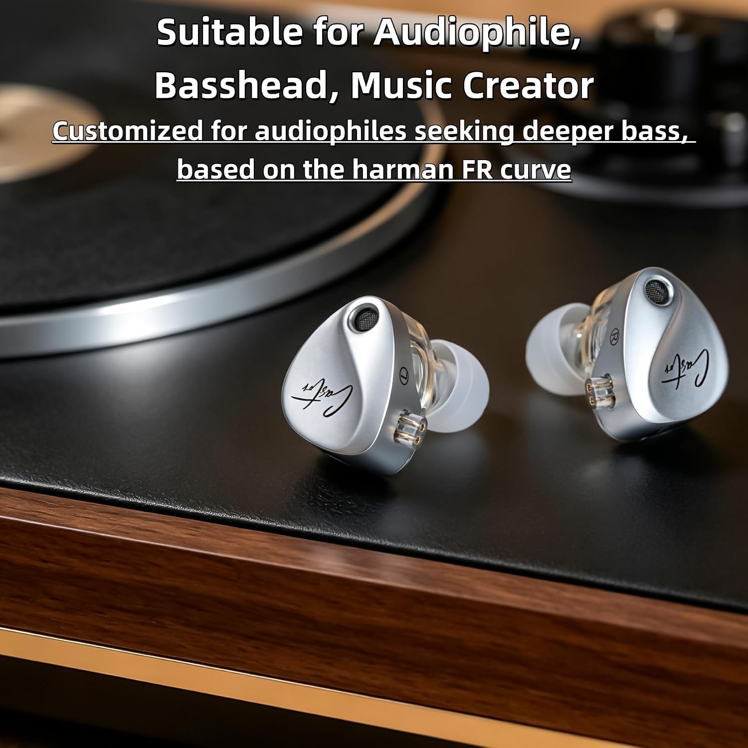 Detalle de KZ Castor In-Ear Monitors, Bass Edition with Dual Dynamic Drivers