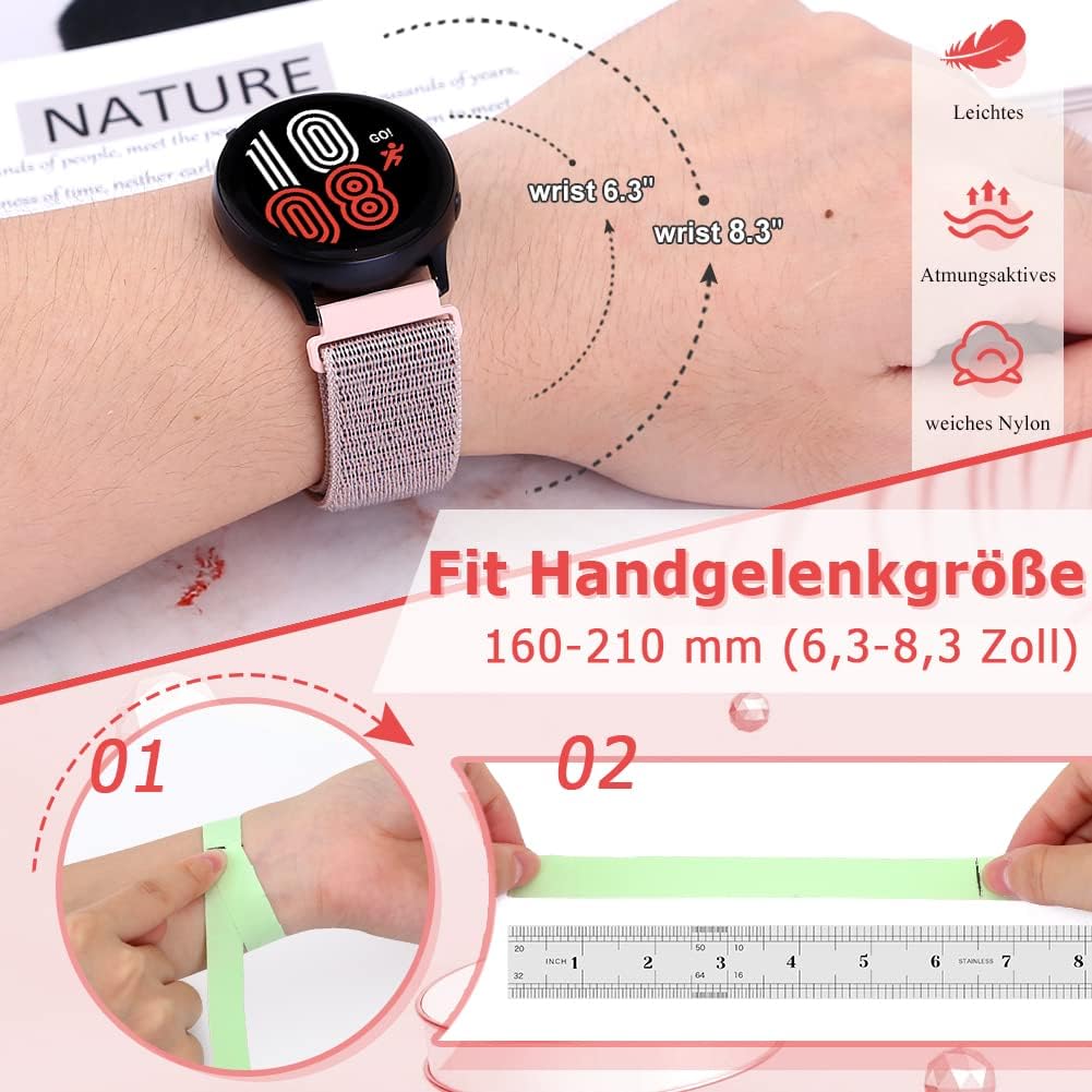 Thumbnail 3 de Runostrich Nylon Armband 22mm Sportloop