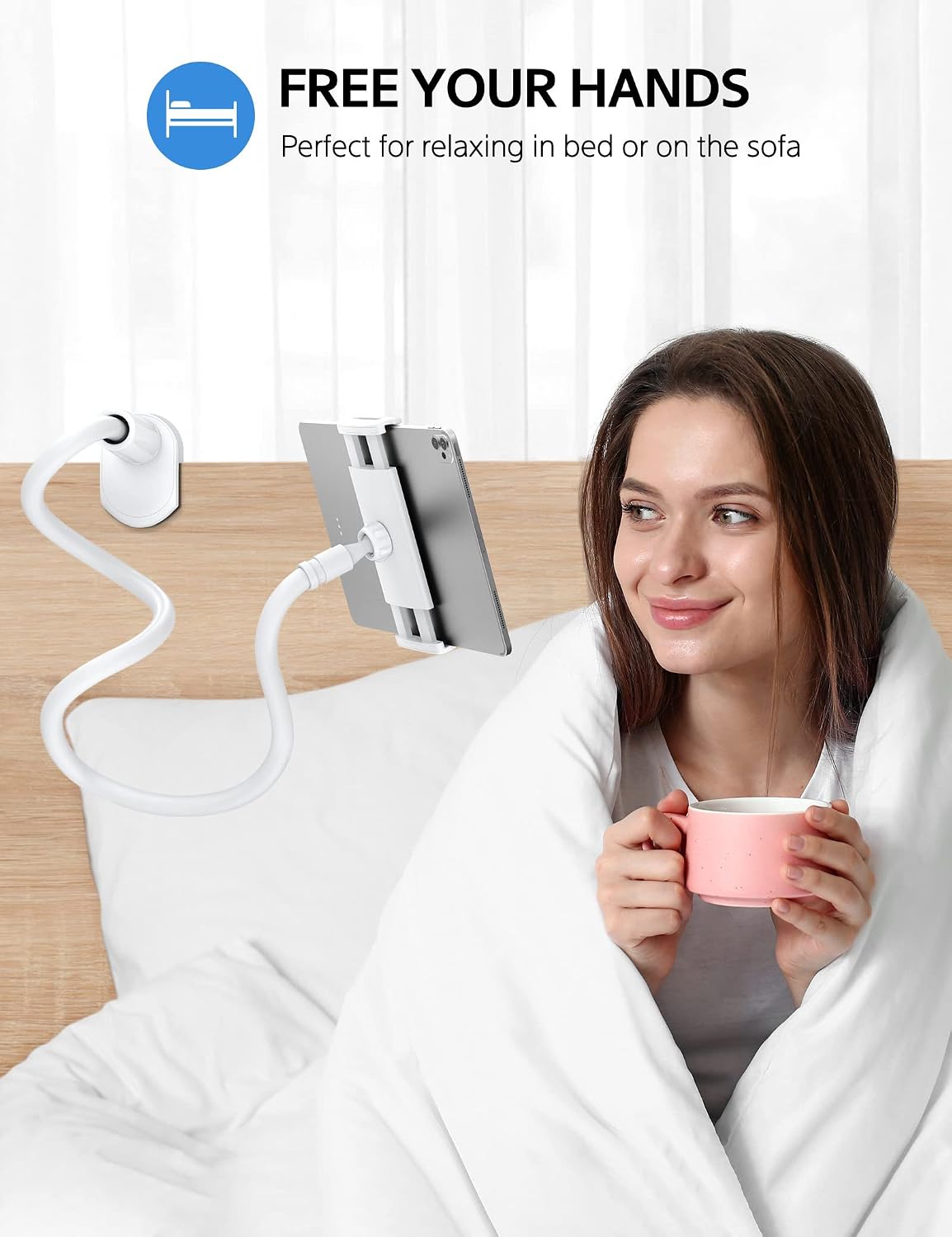 Thumbnail 6 de Rupoku Gooseneck Tablet Holder Phone Stand review: versatile 360° adjustability for beds, desks and sofas