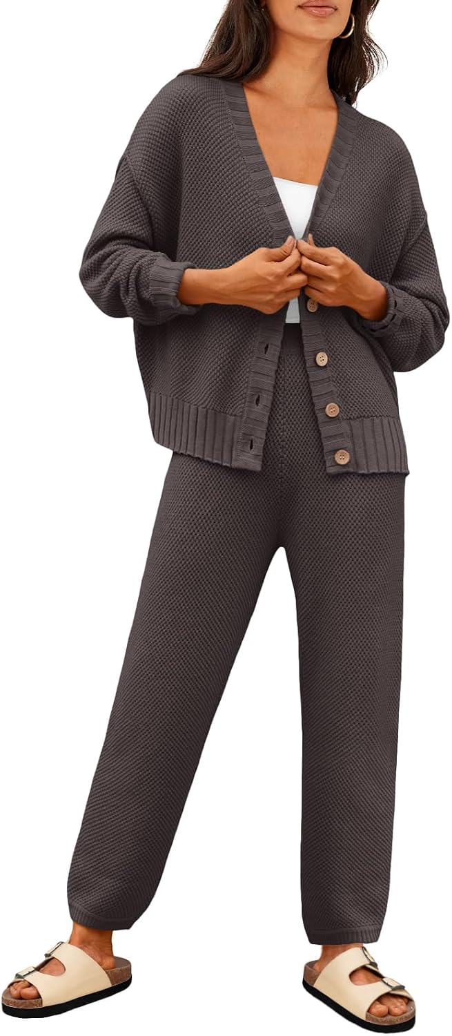 Thumbnail 6 de LILLUSORY Womens Cardigan Pants Set — 2-Piece loungewear