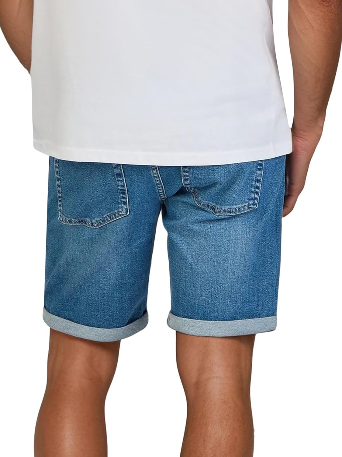Detalle de Only & Sons Kurze Jeans Herren ONSPLY 2er Pack – Regular Fit Bermuda Denim Shorts