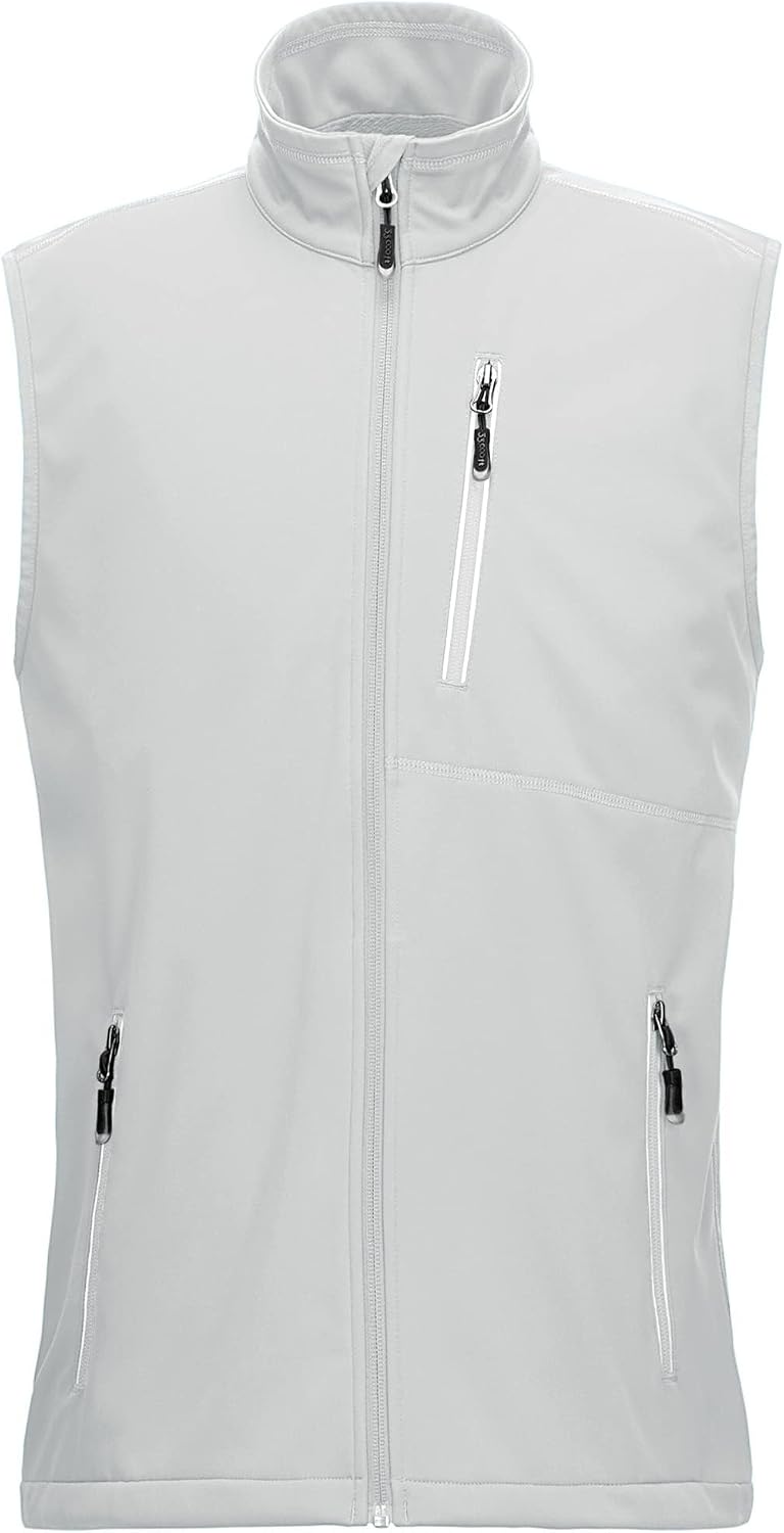 Detalle de 33,000ft leichte Softshell-Weste für Herren – winddicht, wasserdicht und atmungsaktiv