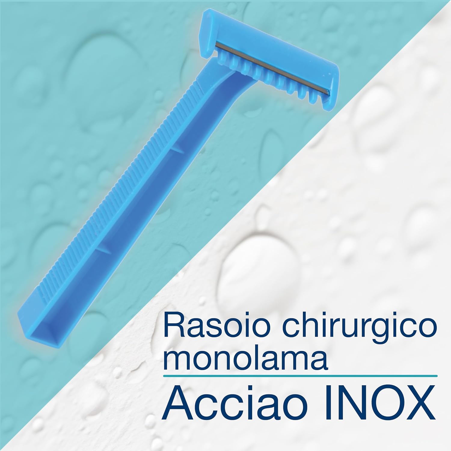 Thumbnail 4 de Gima Rasoir monolame en acier inoxydable à usage médical – 100 rasoirs jetables avec distributeur