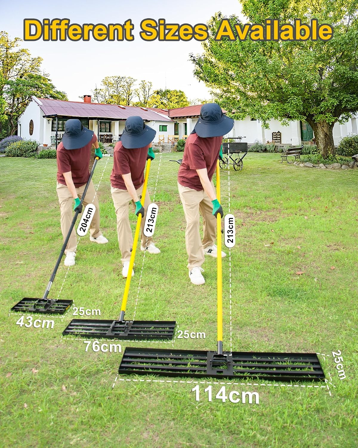 Thumbnail 2 de BlumeTrec Lawn Levelling Rake 76x25cm