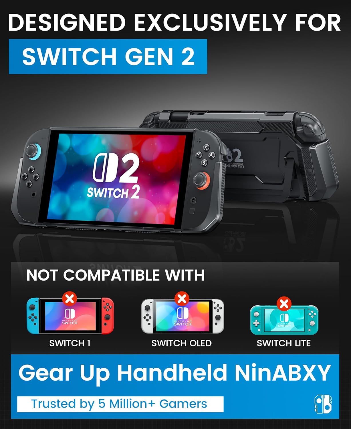 Thumbnail 3 de BEBONCOOL Gaming Dockable Case for Nintendo Switch 2