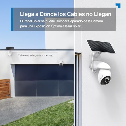 Thumbnail 7 de Tapo C660 Kit: Cámara de Seguridad WiFi 4K con Panel Solar y Visión 360°