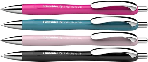 Detalle de Schneider 132564 Slider Rave XB — bolígrafos 4 unidades 🖊