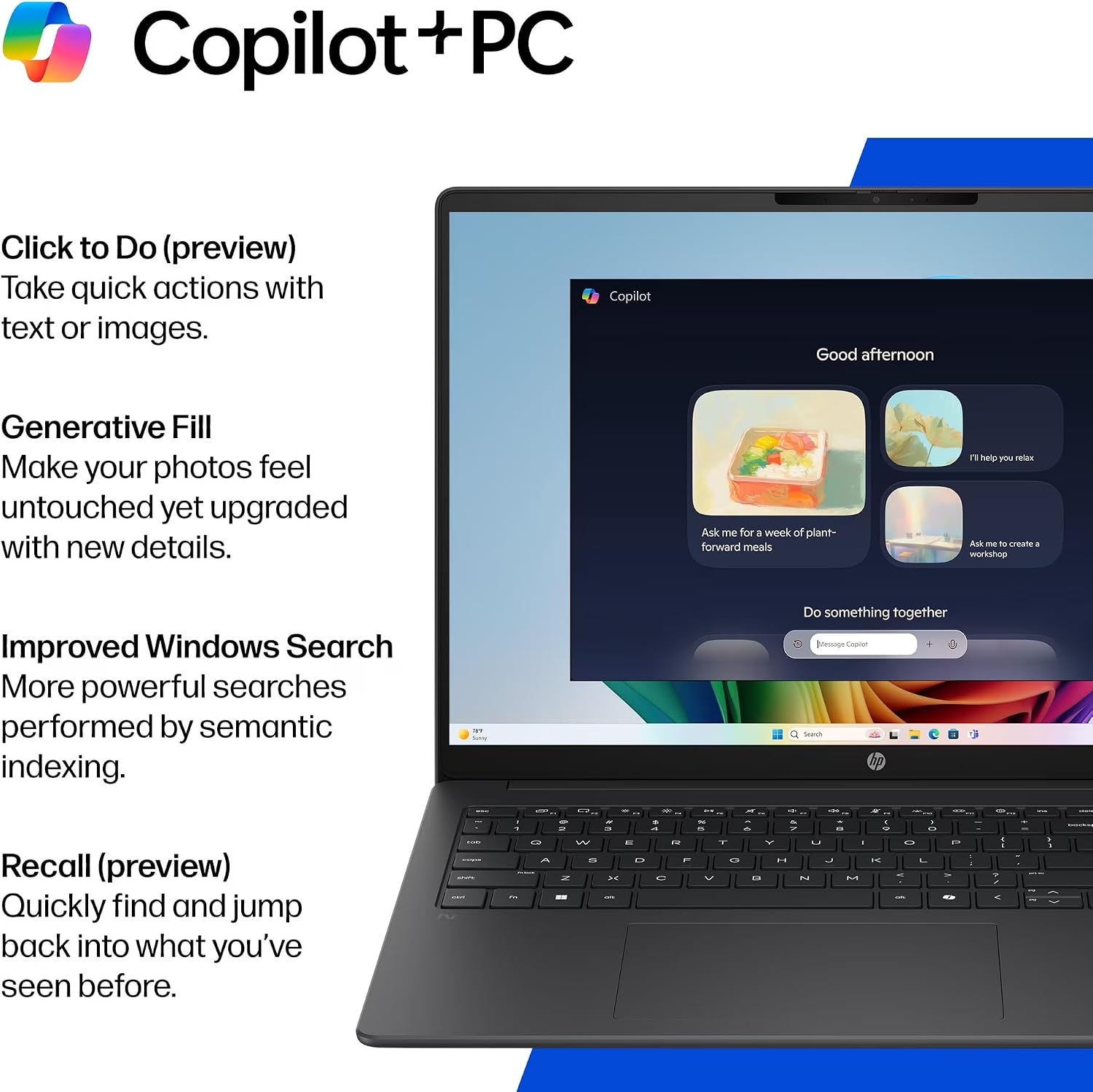 Detalle de HP Laptop with Snapdragon X