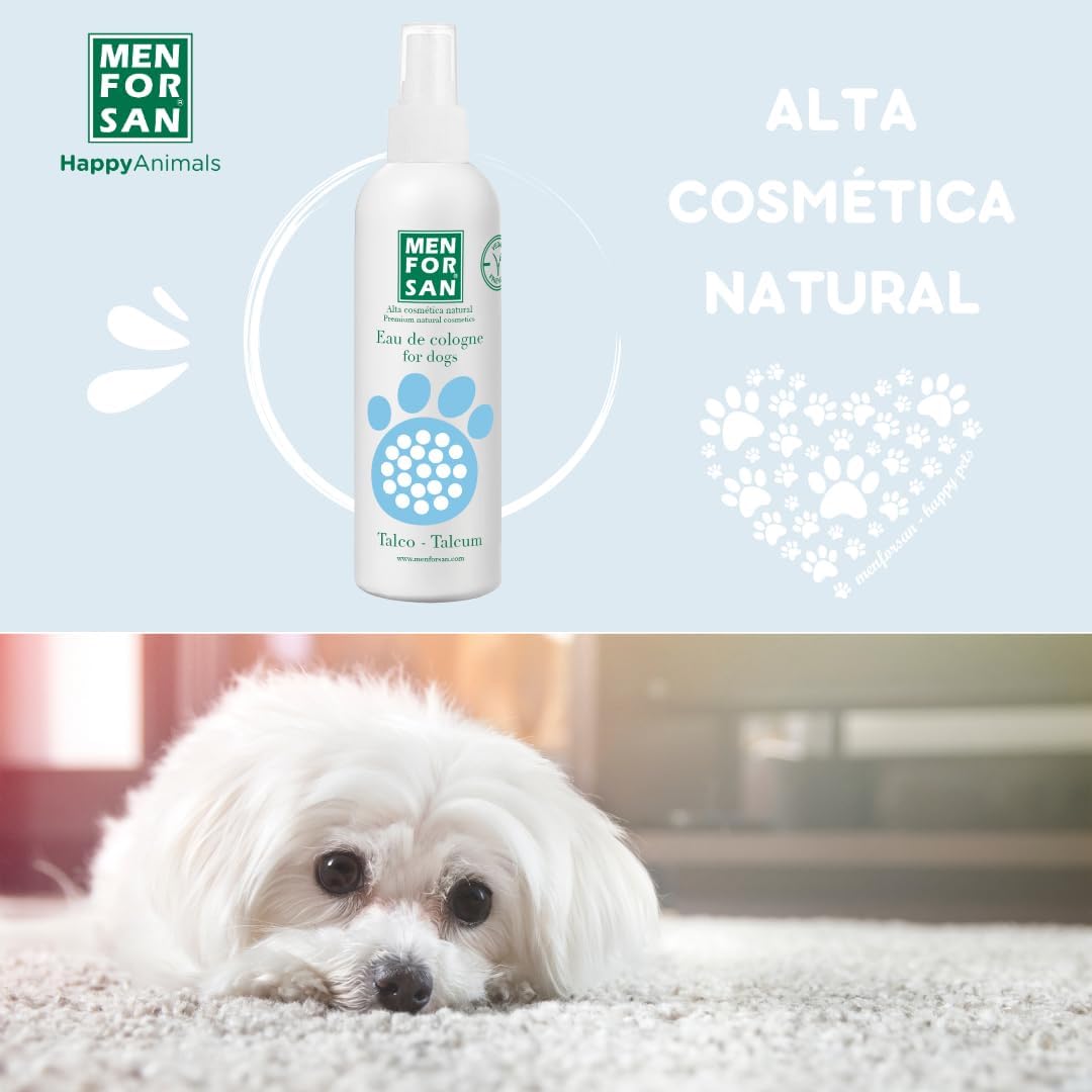 Thumbnail 4 de Menforsan Parfum Talc in polvere per cani, dopobagno deodorante senza alcol e pH neutro (125 ml)