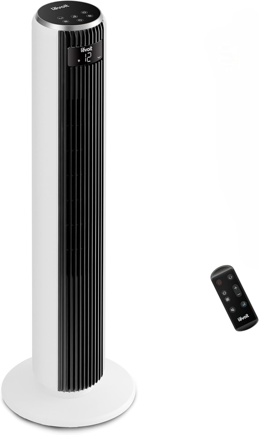 Detalle de LEVOIT Ventilatore a Torre 92 cm: silenzioso 20 dB, 7,9 m/s, 12 velocità