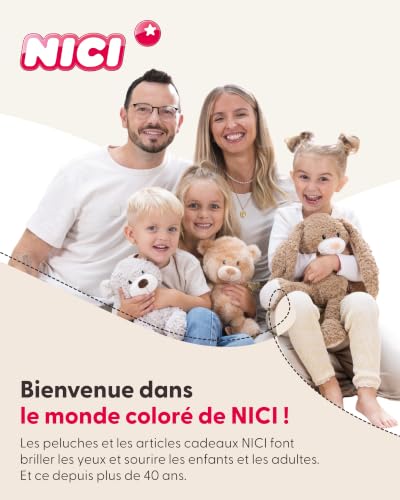 Detalle de NICI Przytulanka Leniwiec Slobby 35 cm avec manches à fermeture Velcro — douceur et confort écoresponsable