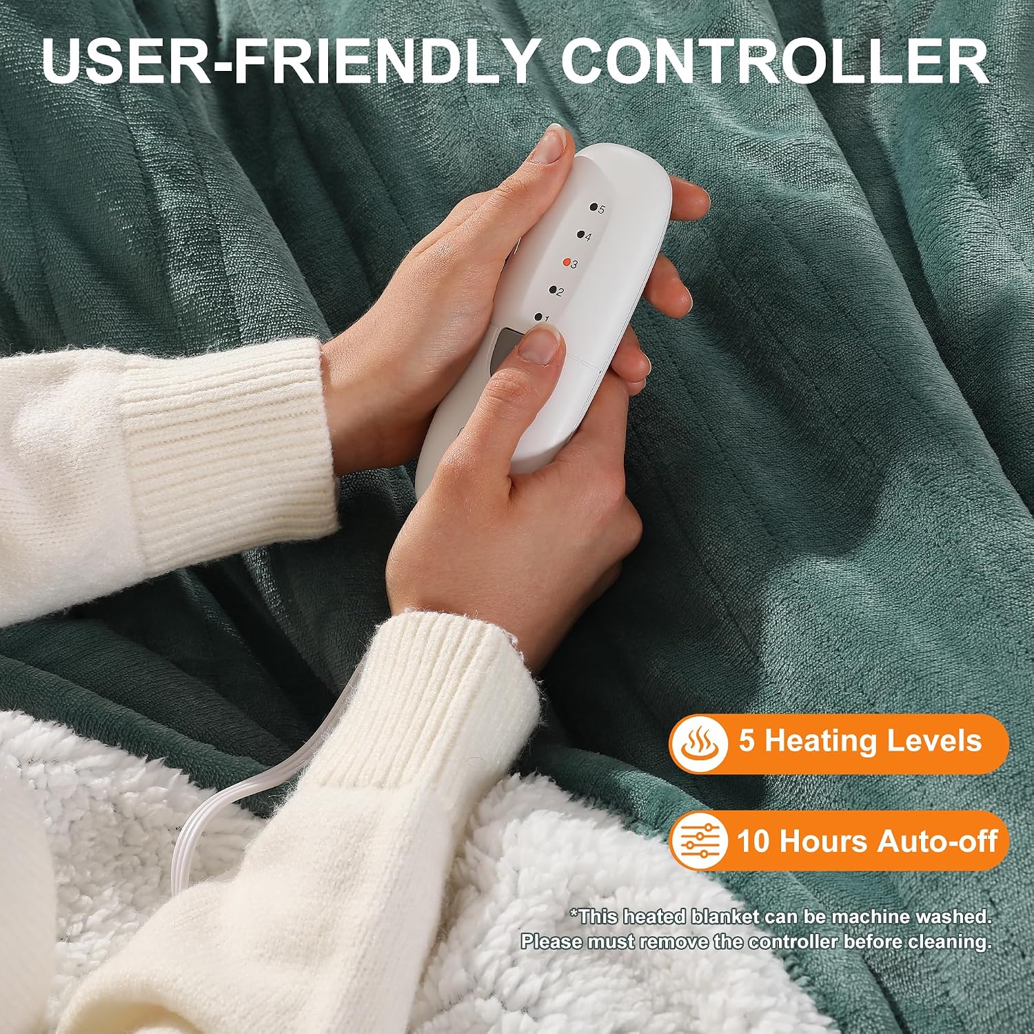 Thumbnail 3 de Heated Blanket 62x84 Twin