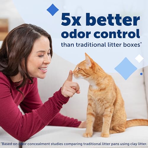 Detalle 2 de PetSafe ScoopFree Self-C-Cleaning Cat Litter Box Tray Refills with Premium Blue Non-Clumping Crystals (3-Pack)