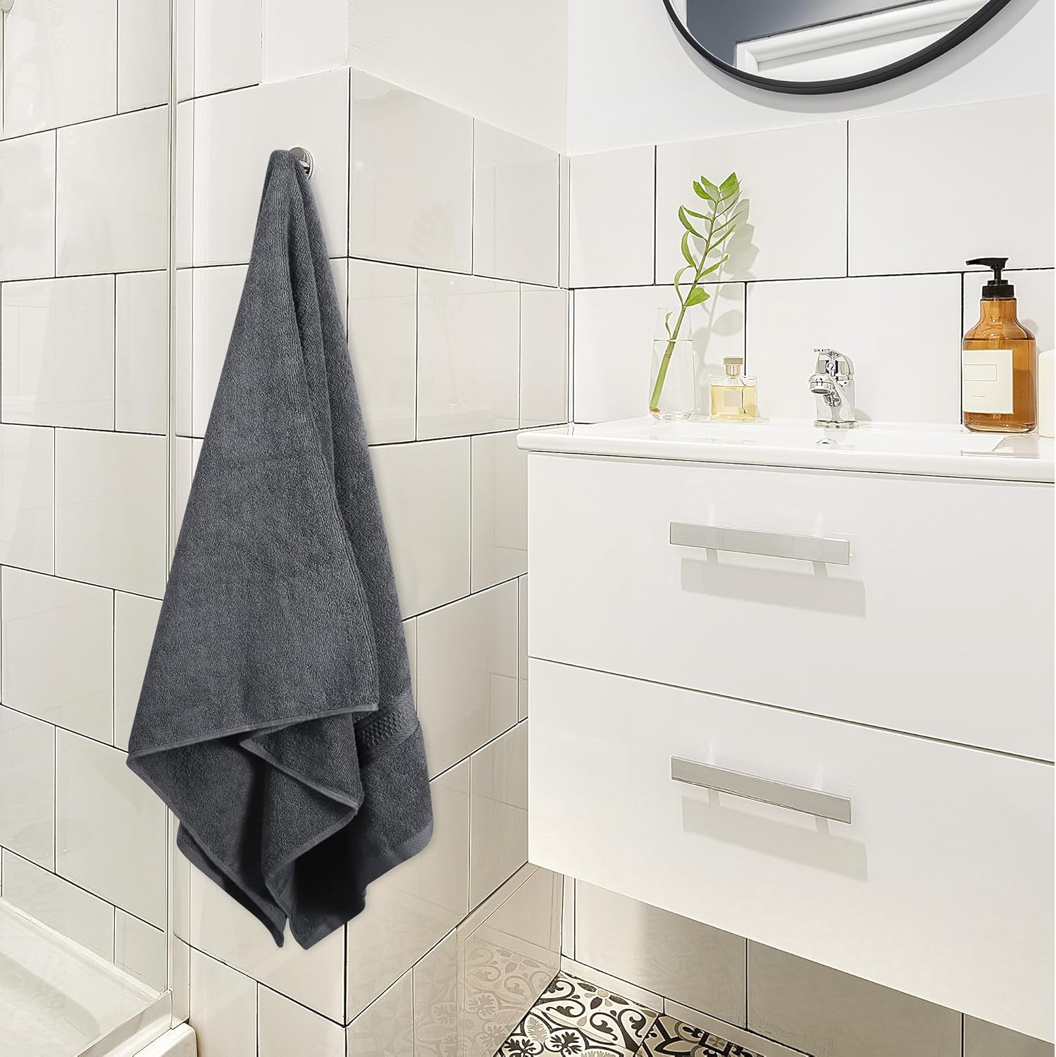 Thumbnail 6 de Utopia Towels Badetücher 4er-Set Premium 100% Baumwolle 69 x 137 cm