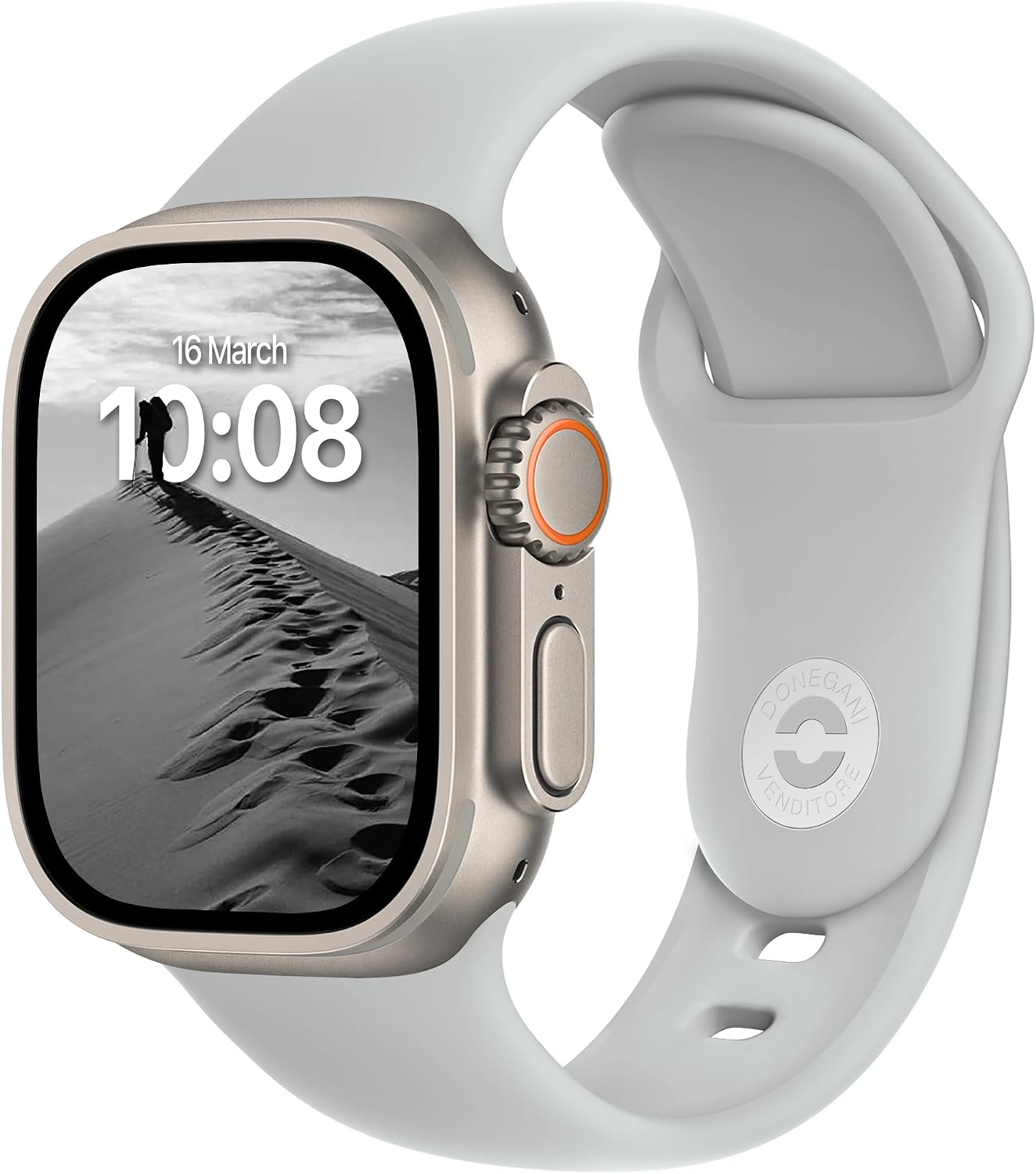 Detalle de DONEGANI SB straps silicone for Apple Watch