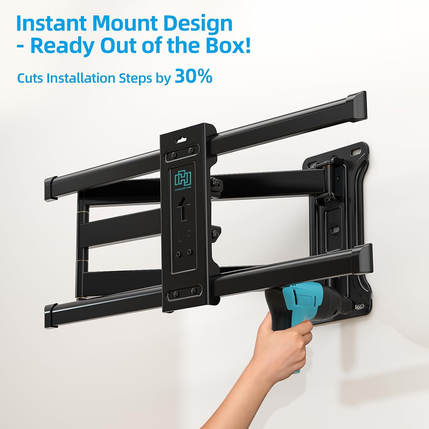Thumbnail 4 de HCMOUNTING Pre-Assembled Corner TV Wall Mount