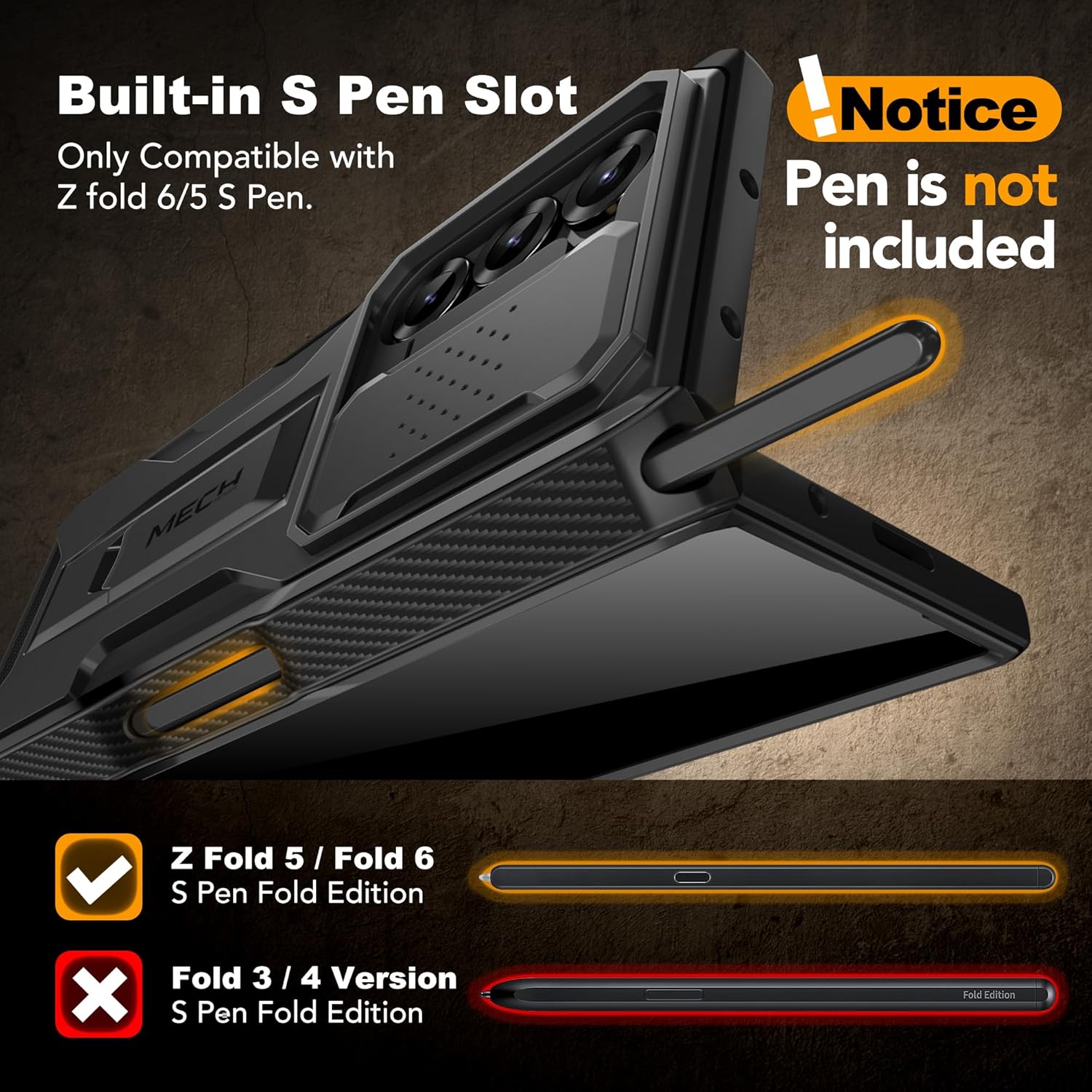 Detalle 2 de TONGATE Z Fold 6 Case privacy