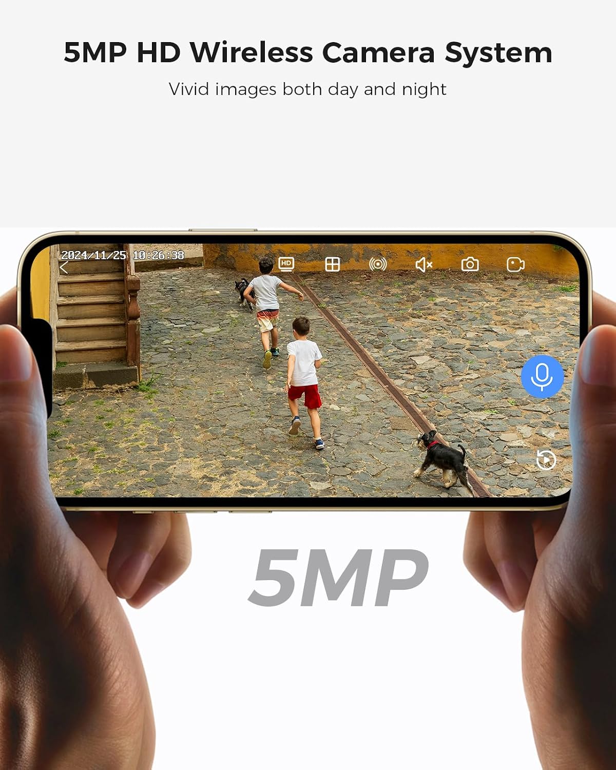 Thumbnail 4 de Hiseeu 5MP WiFi-Pro 8-Cam Kit 3TB