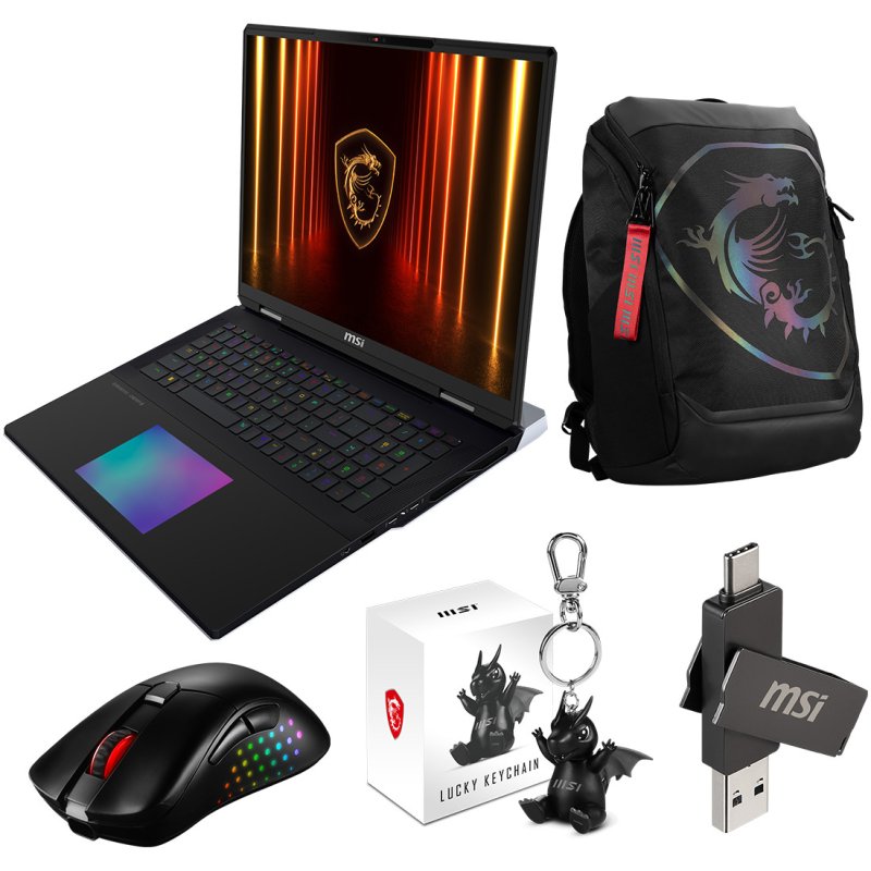 Detalle de MSI Titan 18 HX AI MiniLED Laptop 💻 64GB, RTX 5080