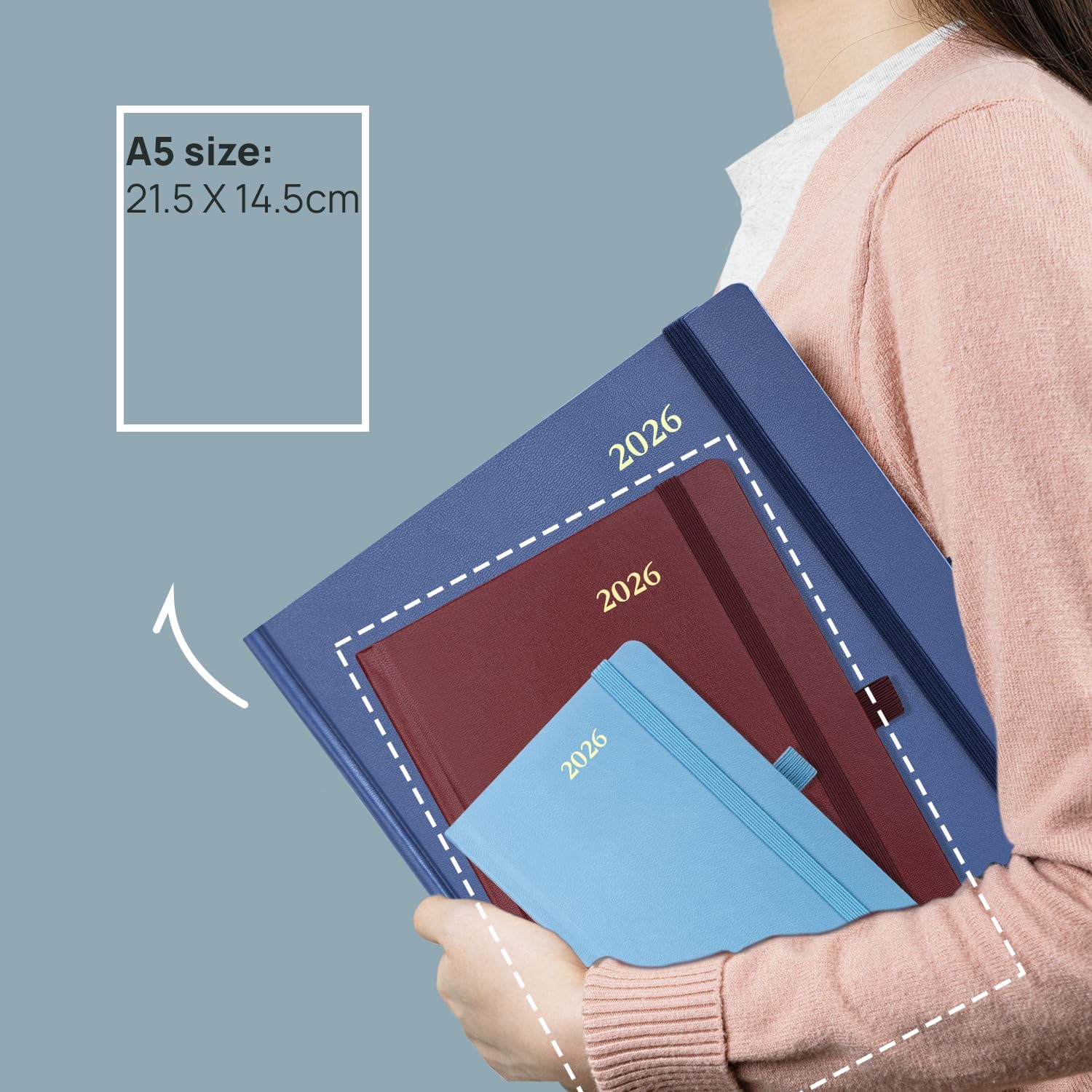 Thumbnail 5 de POPRUN Tagesplaner 21,5 x 14,5 cm 📆