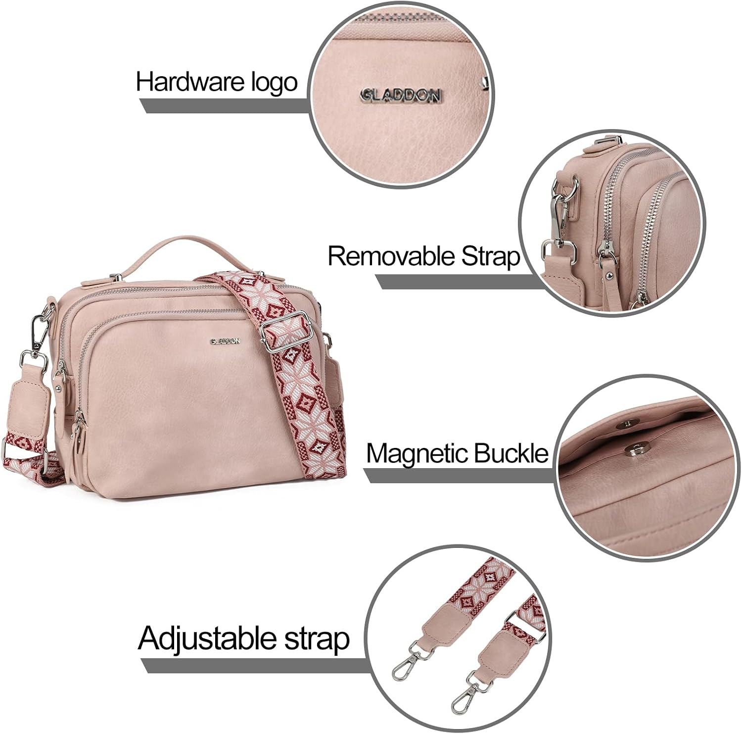 Detalle de Gladdon Piccola Borsa tracolla da donna