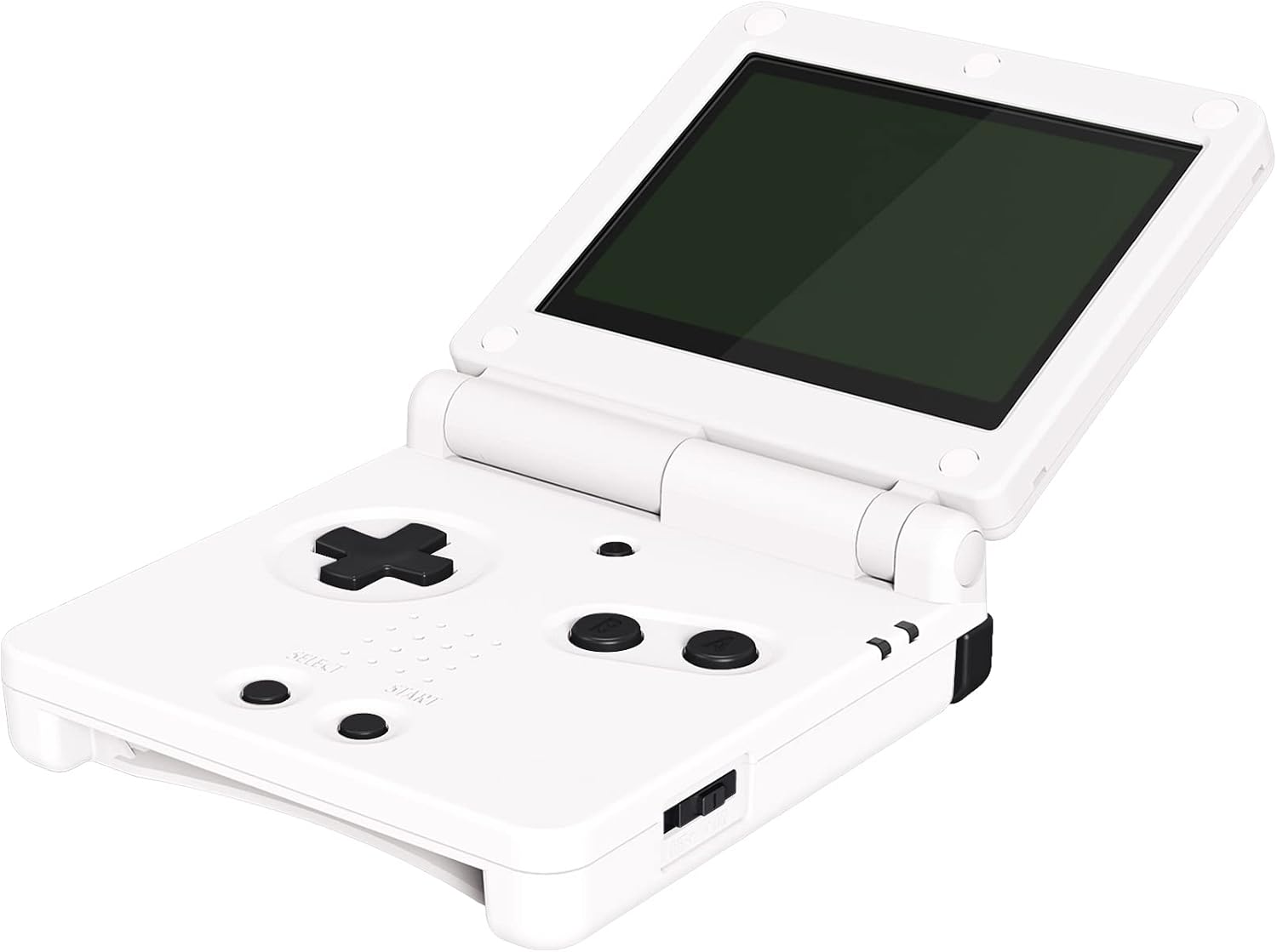 Detalle de eXtremeRate Black Custom Full Set Buttons for Game Boy Advance SP (GBA SP) – Replacement Buttons