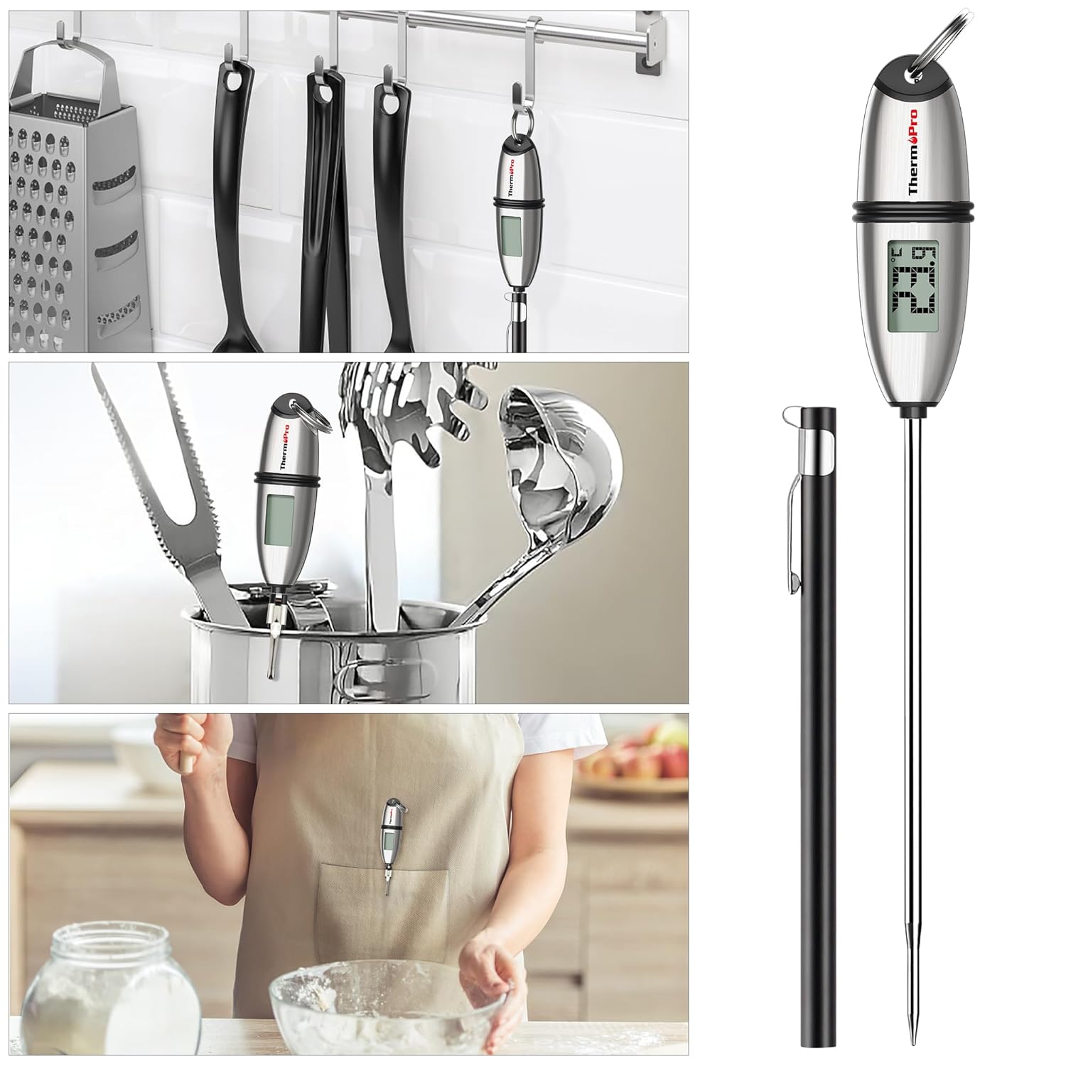 Thumbnail 6 de ThermoPro TP02S digitales Bratenthermometer 13,5 cm