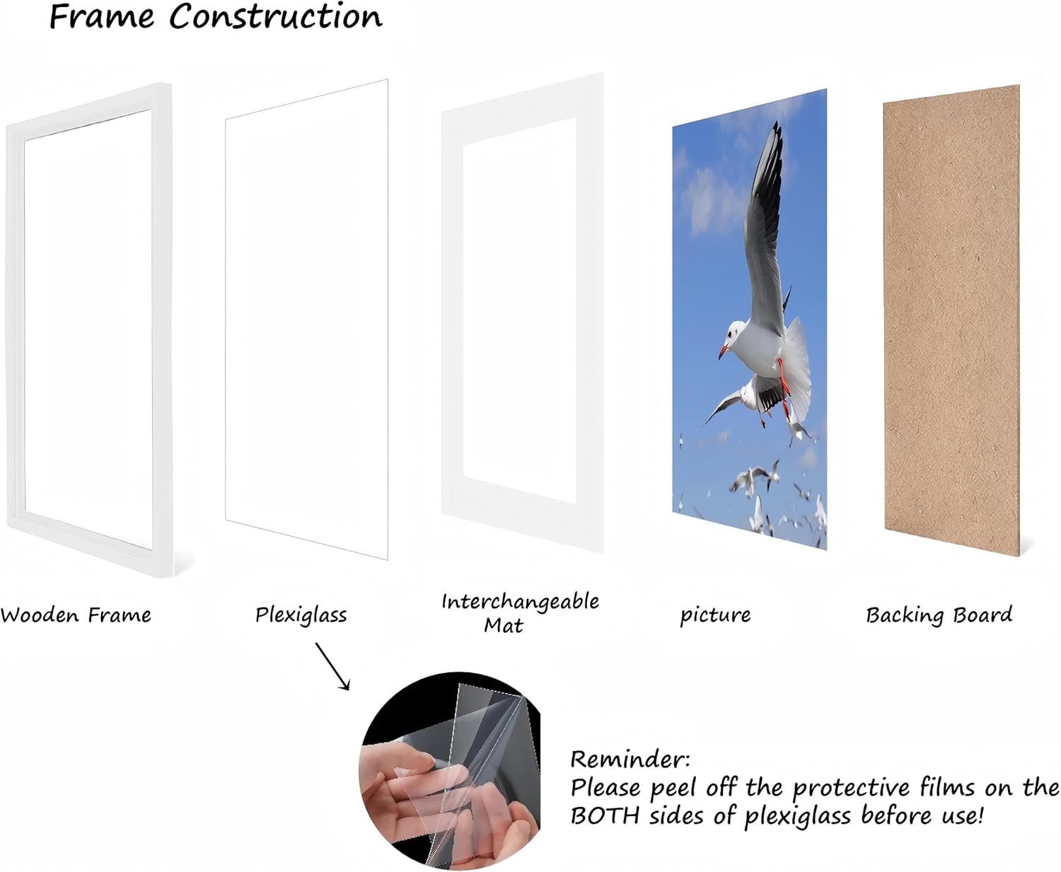 Thumbnail 3 de Szyeequoo A4 Frame for Wall and Desk