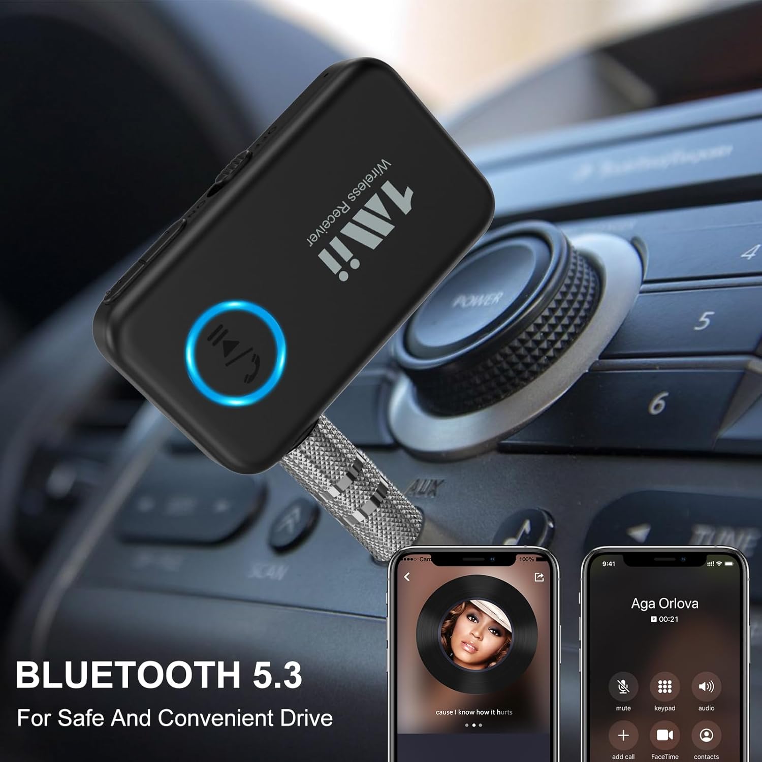 Detalle de 1Mii Bluetooth 5.3 music receiver, 16H