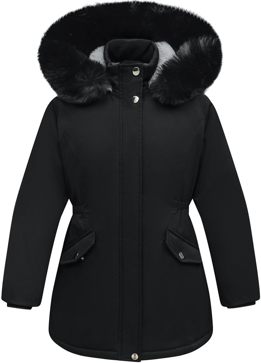 Detalle de CICVSOC Girl's Long Waterproof Winter Coat 1️⃣