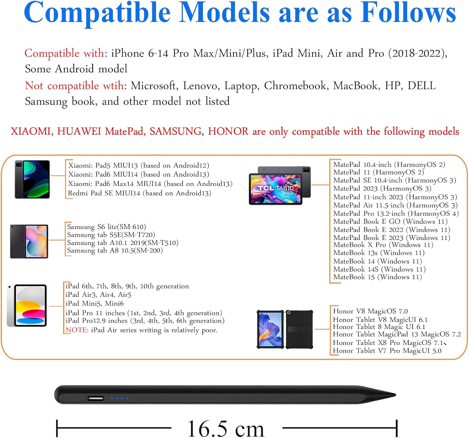 Thumbnail 1 de Magnetic iPad stylus pen 13g