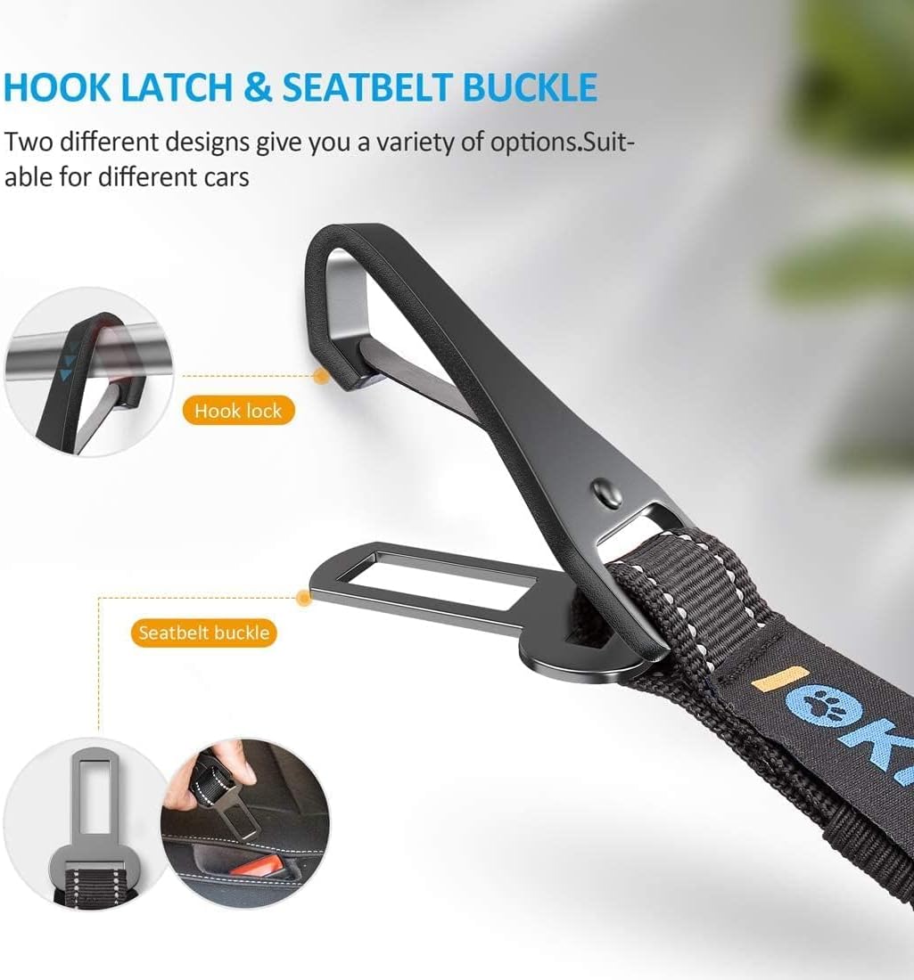 Detalle 2 de IOKHEIRA Hunde Sicherheitsgurt Auto 50–80 cm