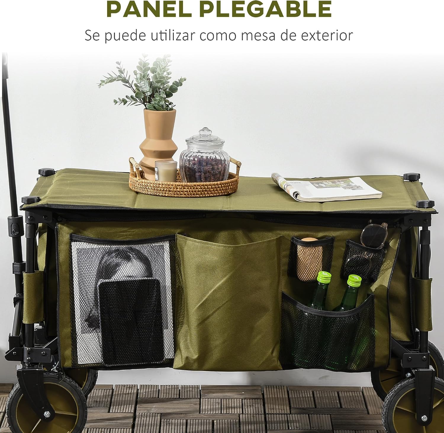 Thumbnail 5 de Outsunny Carro Plegable de Jardín 100 kg
