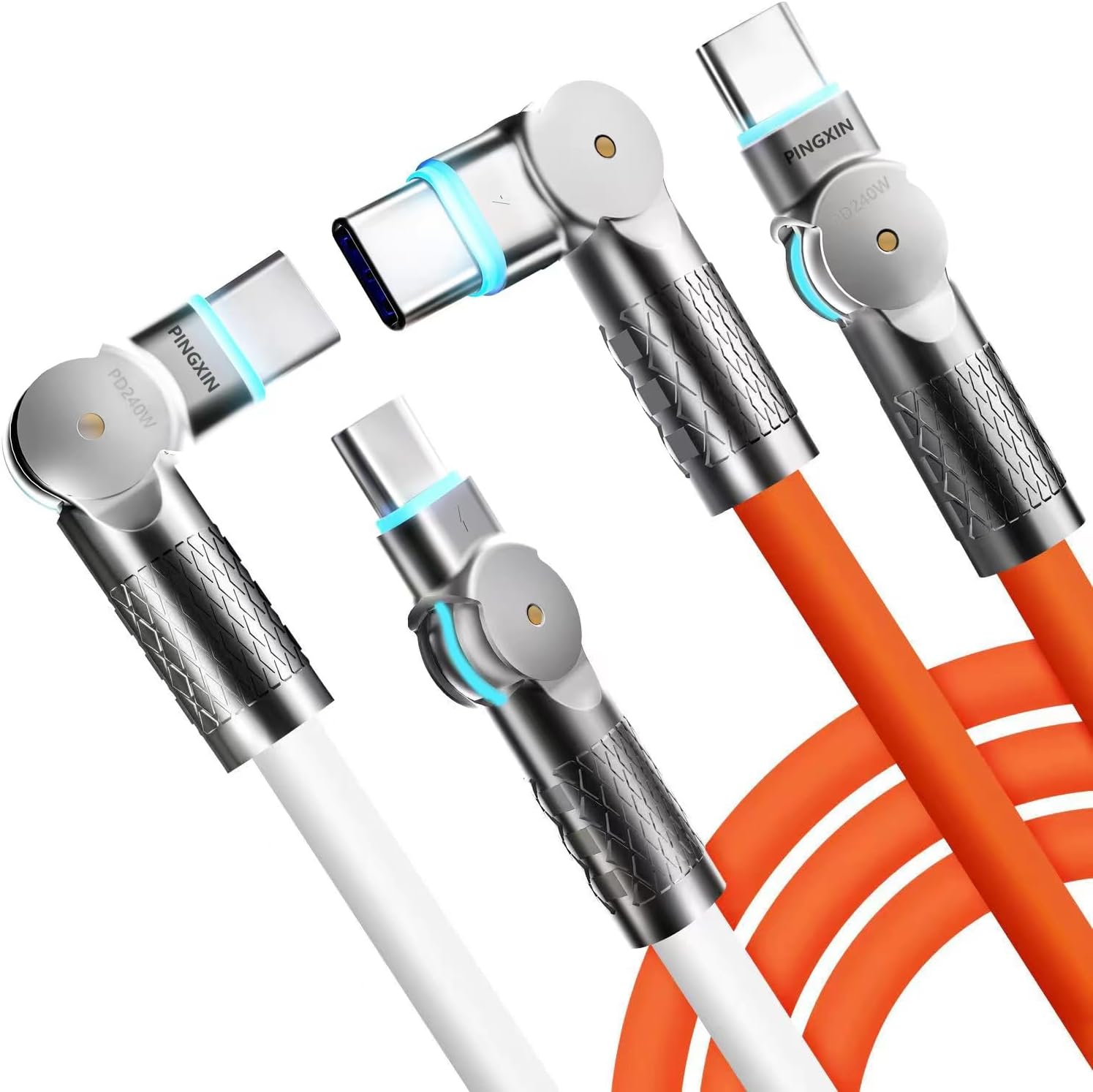 Detalle de USB C to USB C 10ft 240W Cable Pack โ 2-Pack ๐