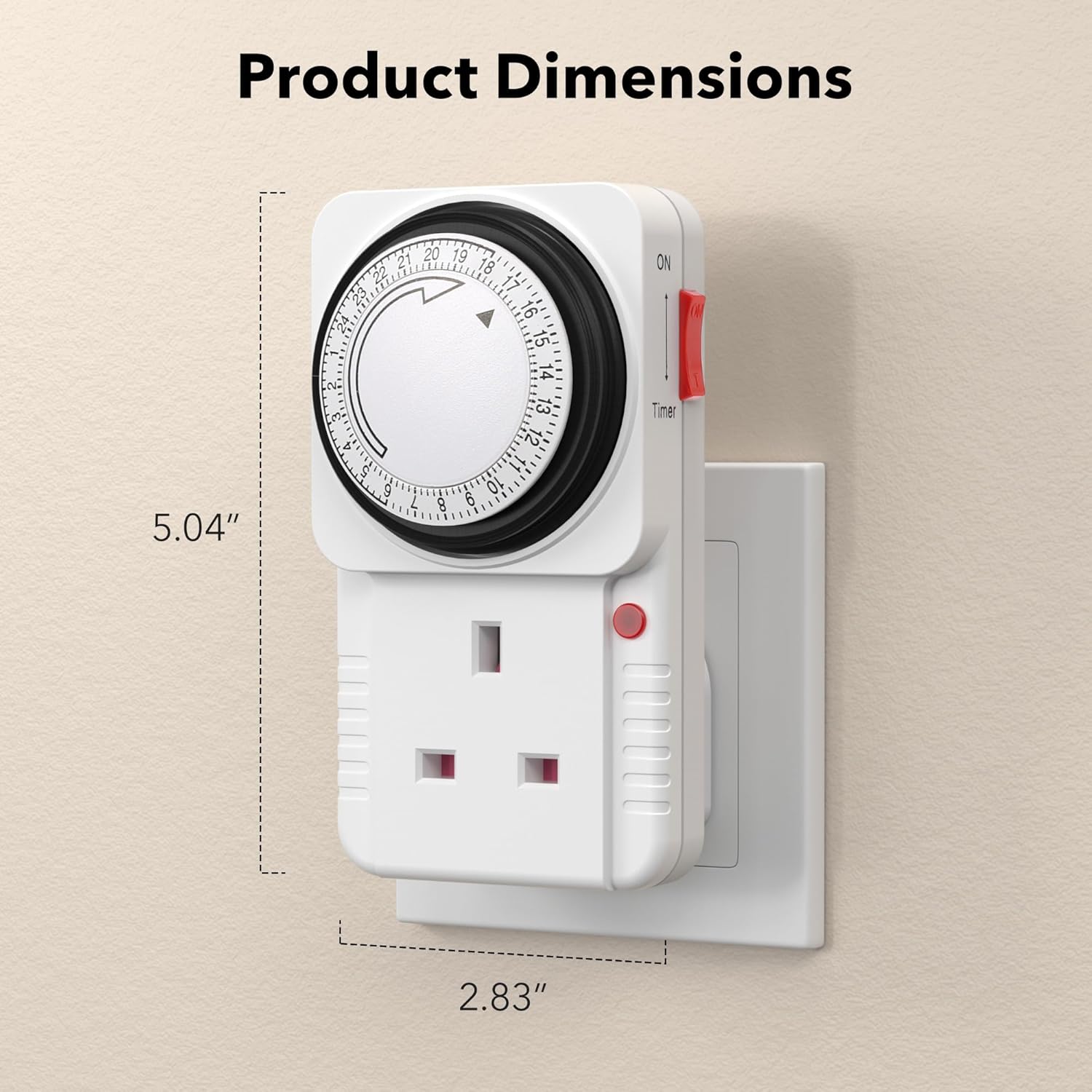 Thumbnail 1 de HBN 24 Hour Programmable Timer Plug
