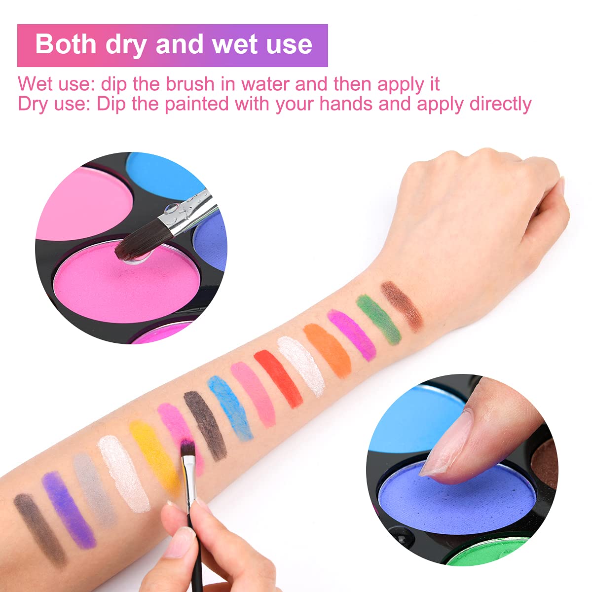 Thumbnail 3 de URAQT Kinderschminke Set 15 Farben 🎨