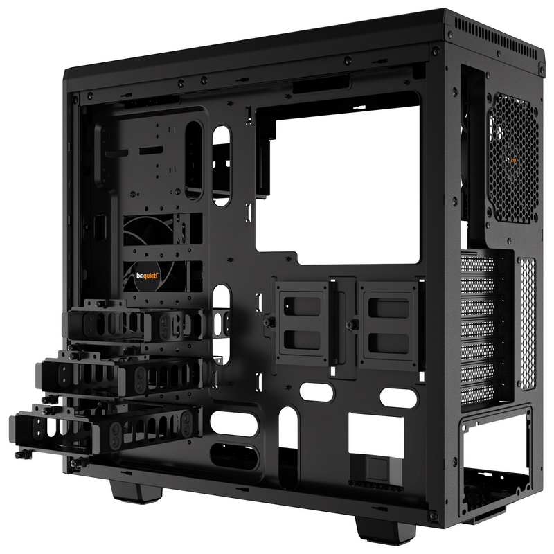 Detalle de Be Quiet! Pure Base 600 USB 3.0 Negra: torre versátil y silenciosa para ATX y micro ATX