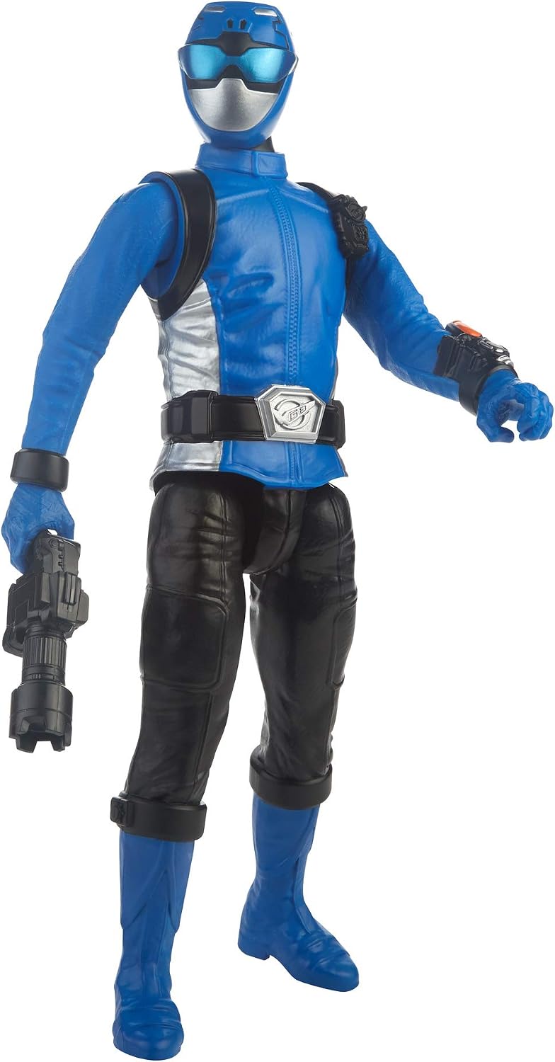 Detalle 2 de Hasbro Power Rangers Beast Morphers E5939AC2 Blue Ranger Figure, 12-inch